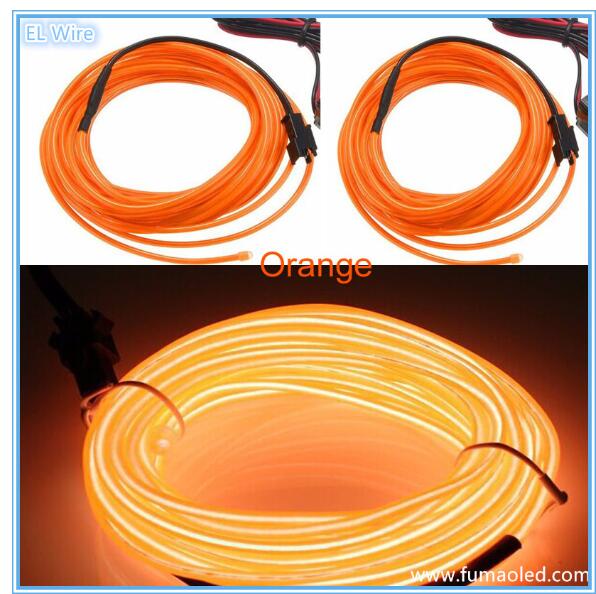 Neon Orange El Wire