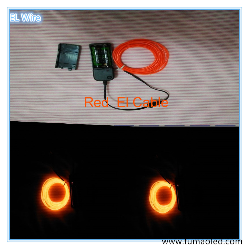 1mm Orange El Wire Light
