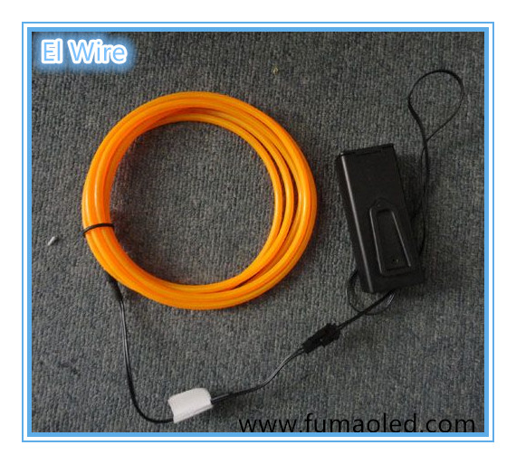 Fiber Optic El 1mm Orange Wire