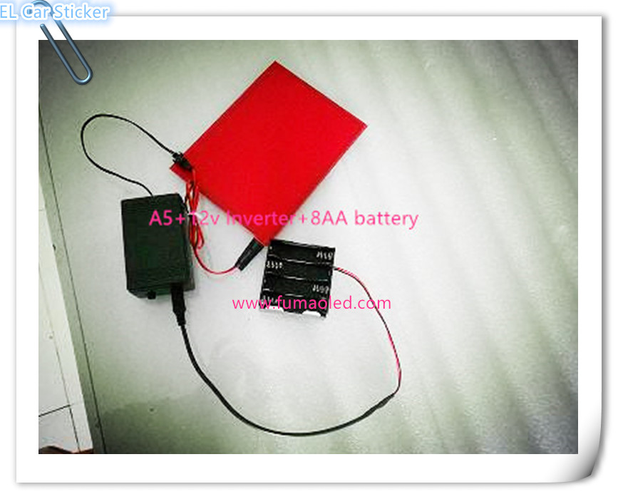 A5 Panel+12v Inverter+8AA Battery Pack