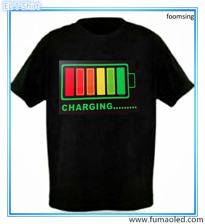 Charging EL T Shirt