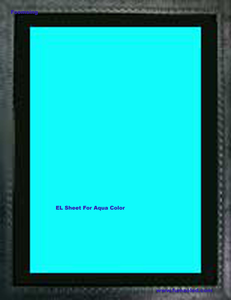 Aqua Color A6 Size EL Sheet Panel In 2020