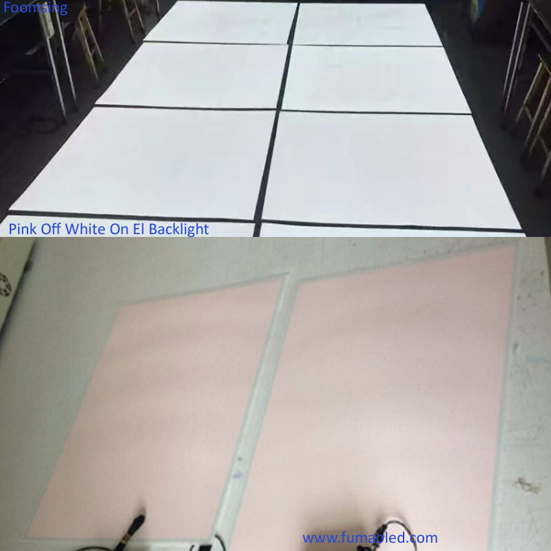 White Color EL Foil Sheet Panel in Flexible