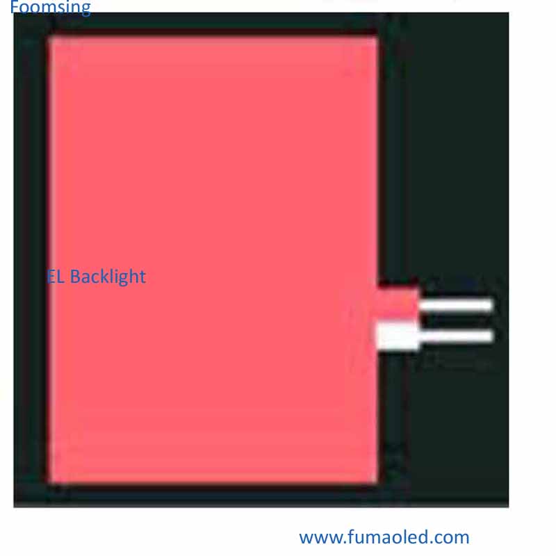 Pink Color El Sheet Panel With 12V Inverter+Adaptor