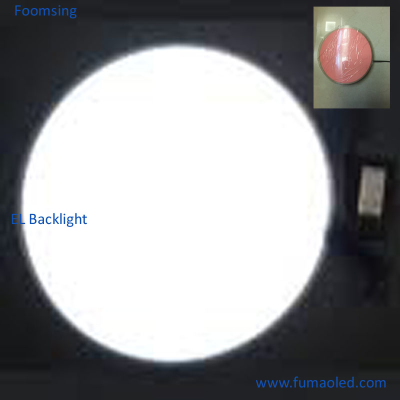 Backlight EL In White Color Sheet Foil
