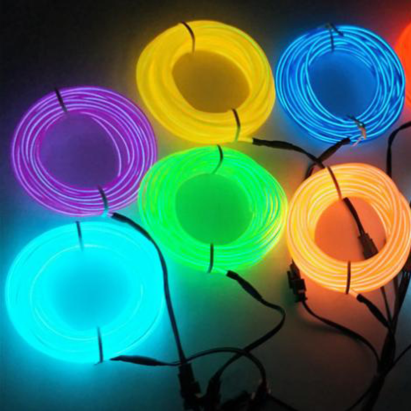 Flexible And Very Bright  El Wire Lights For Wedding Sign