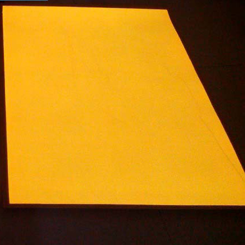 Electro-luminous Light Orange off Orange On  A4 Panel with Electrical Supply